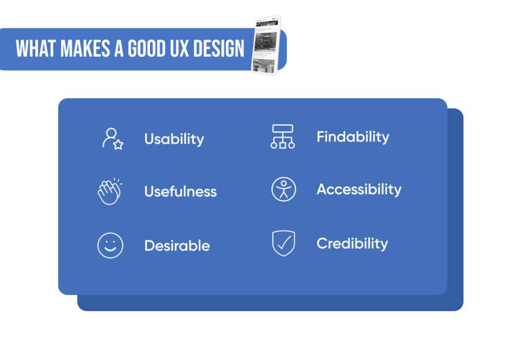 What makes a good UX design?